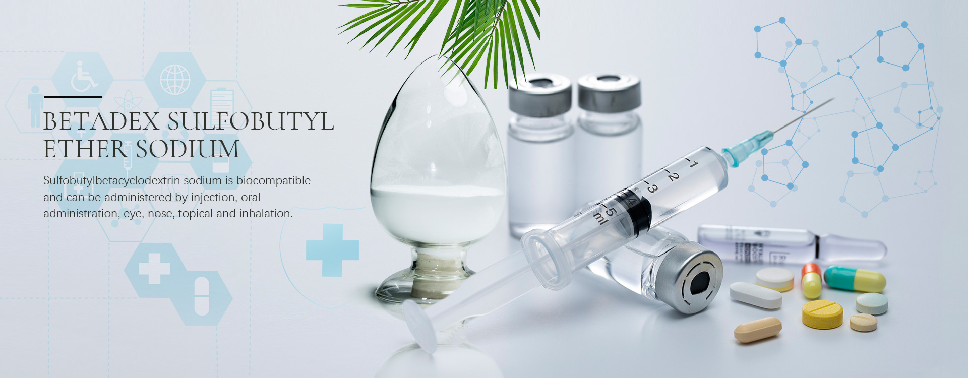 တရုတ် Betadex Sulfobutyl Ether Sodium ထုတ်လုပ်သူ