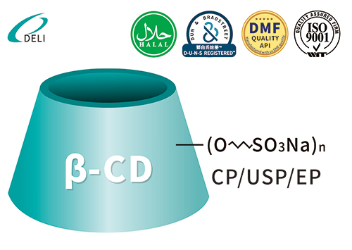 SBECD Sulfobutyl Cyclodextrin ဆိုဒီယမ် 182410-00-0